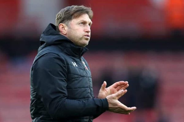 Hasenhuttl is satisfied with the performance of the team.